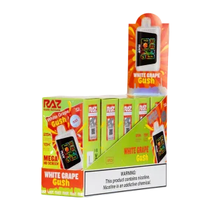 White Grape Gush RAZ DC25000 Disposable Vape